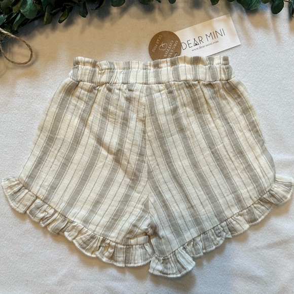 NWT Dear Mini Stripe Ruffle Shorts size 12-18M - Picture 7 of 9